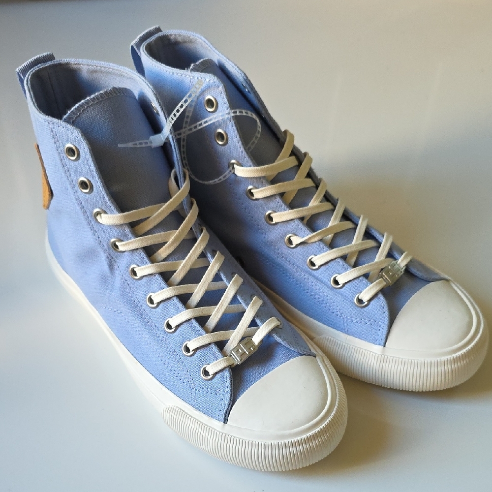 P.F. Flyers Light Blue Sneakers with Tan‎ Patch